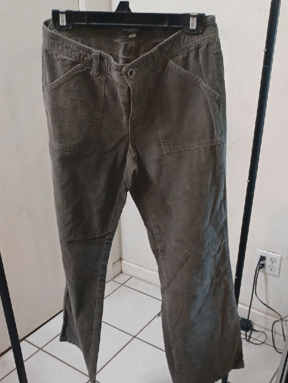 Banana Republic Olive Green Corduroy Boot Cut Pants